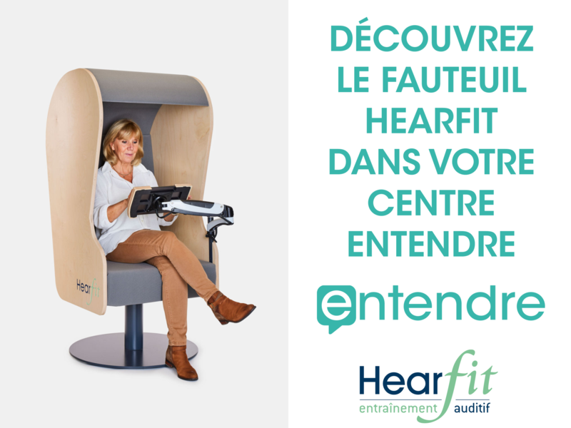 Découvrez le fauteuil Hearfit dans votre centre Entendre de Bezannes !